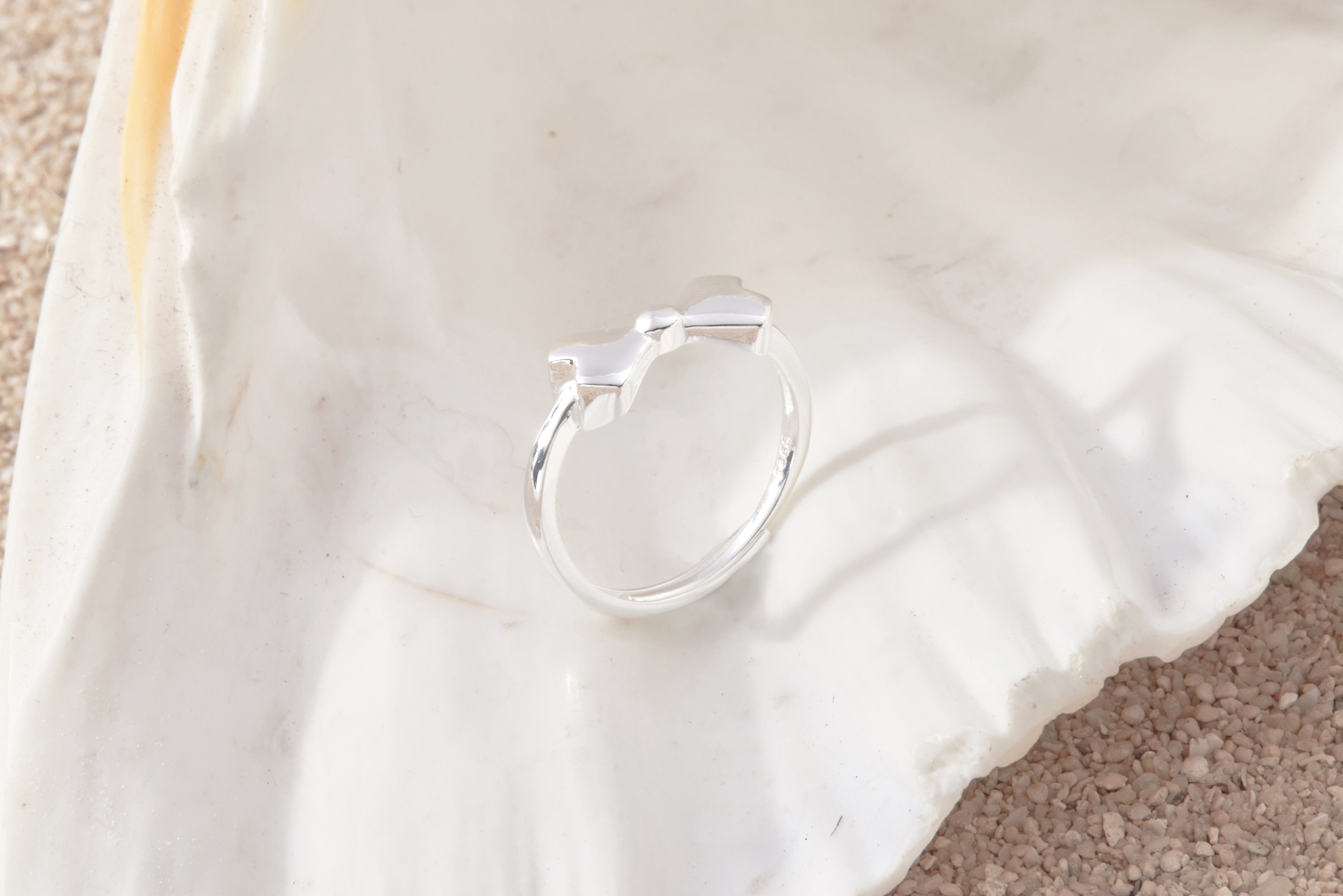 R1197 | 純銀蝴蝶結戒指