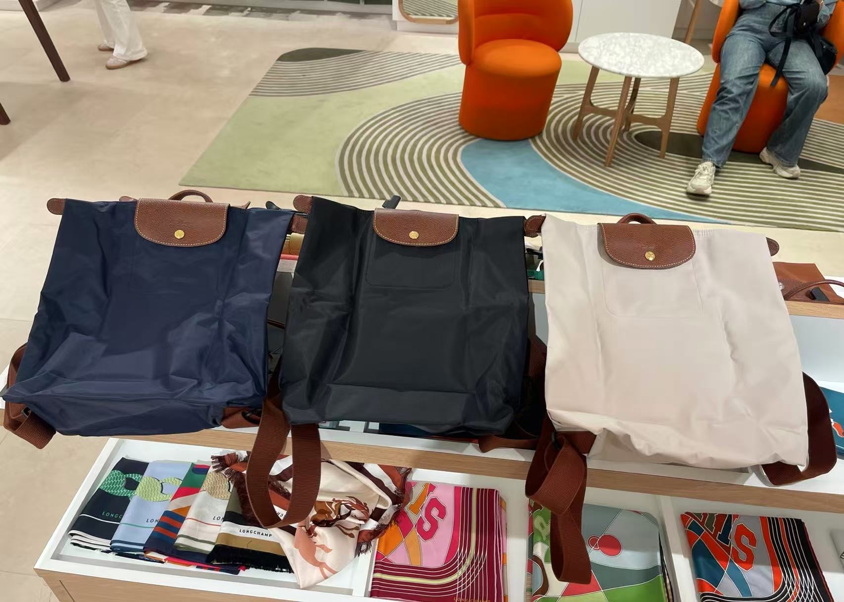 Longchamp Le Pliage Original Backpack M Size 3 colors 10284