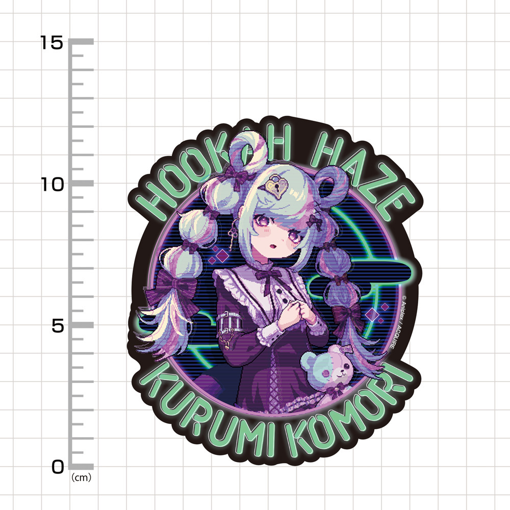 Cospa 0922 古森くるみ 屋外対応ステッカー [『Hookah Haze』]