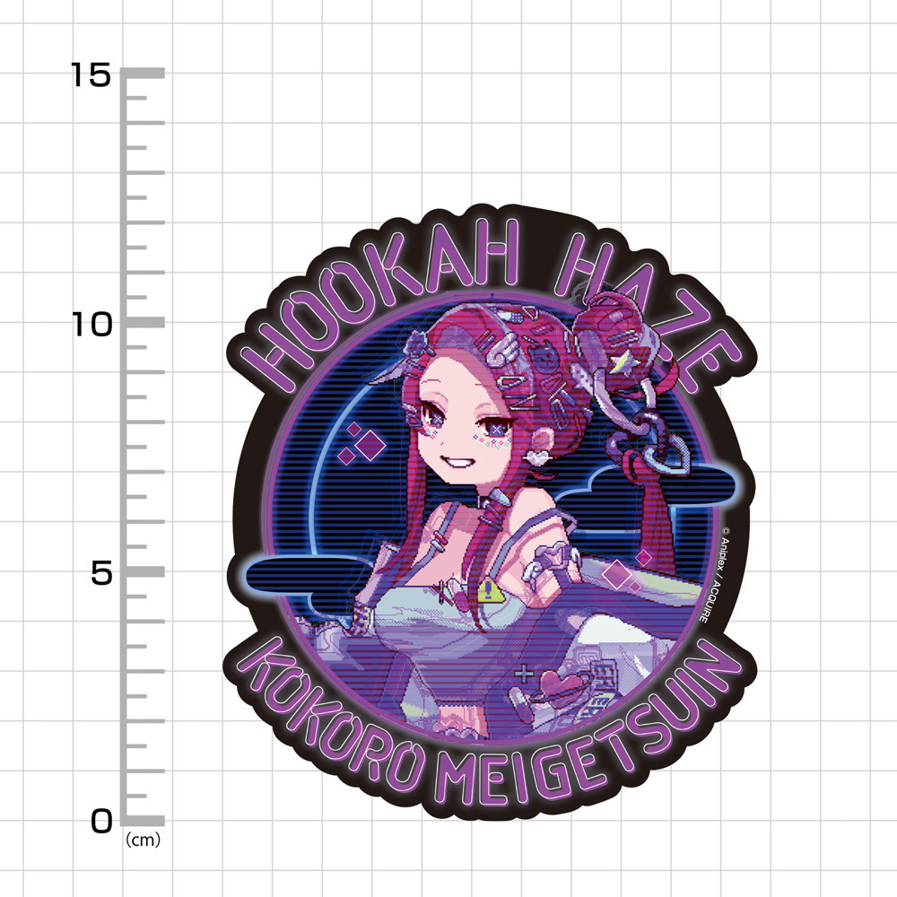 Cospa 0922 明月院こころ 屋外対応ステッカー [『Hookah Haze』]