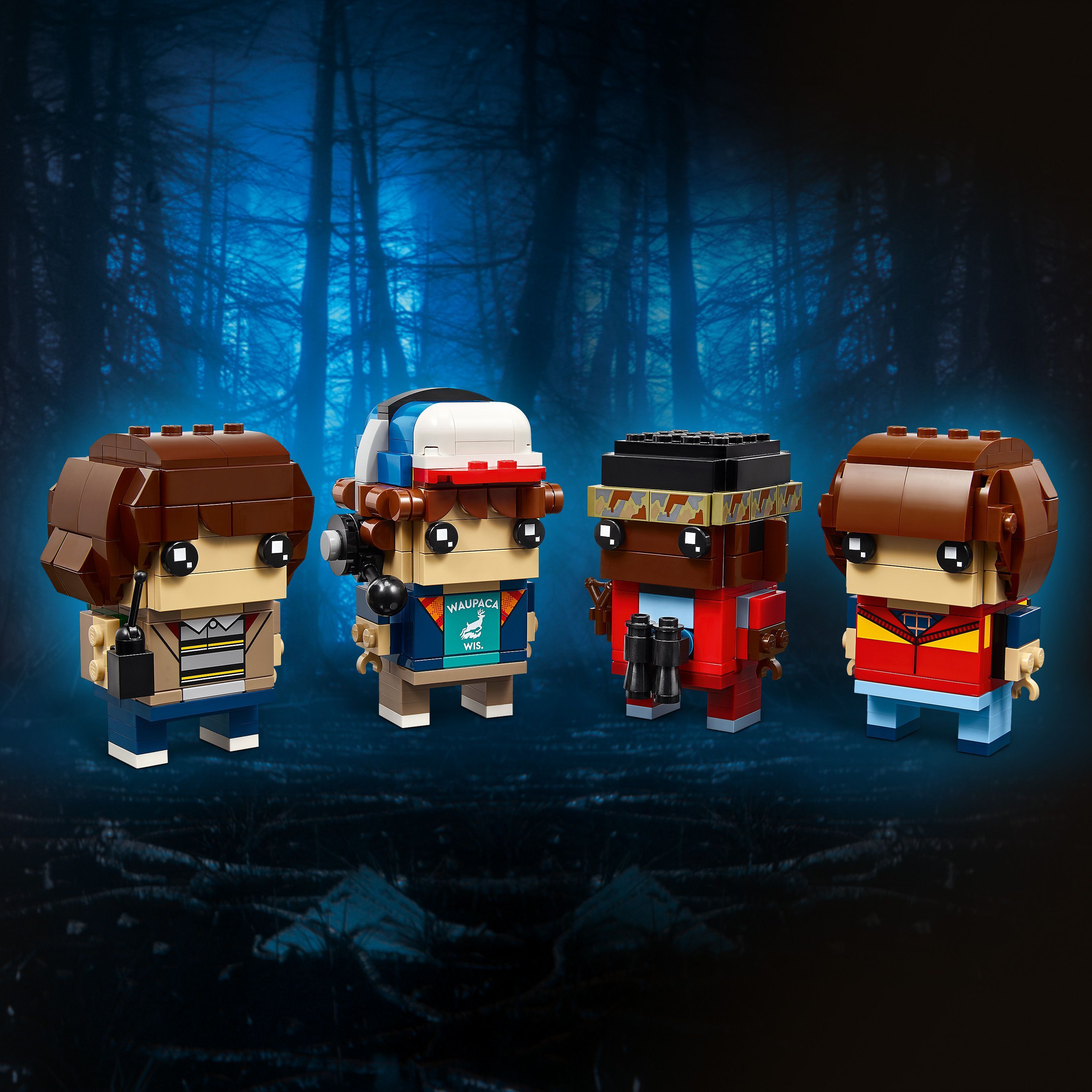 40801 麥克、達斯汀、路卡斯和威爾玩偶