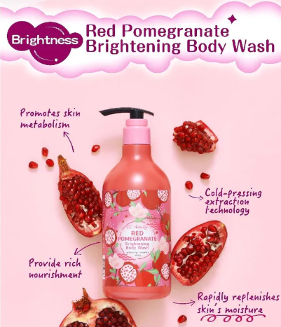 [S] CC DAILY POMEGRANATE BRIGHTENING BODY WASH 580G, 4711046186363 (SZZ739)