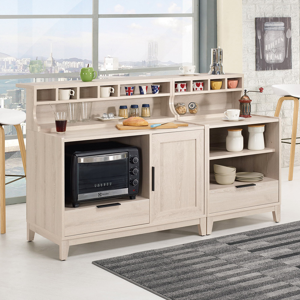 諾文5.3尺中島型吧台桌/餐櫃