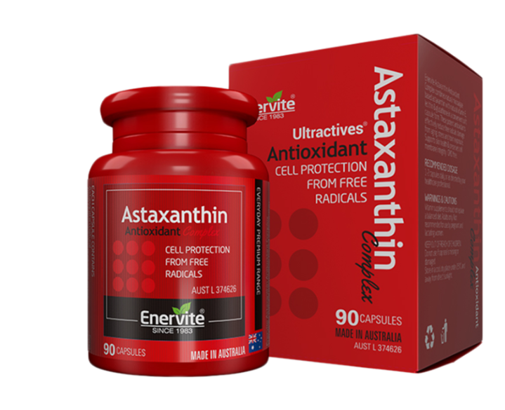 [S] ENERVITE ASTAXANTHIN ANTIOXIDANT COMPLEX 90 CAPSULES, 9349372007059 (SZZ729)
