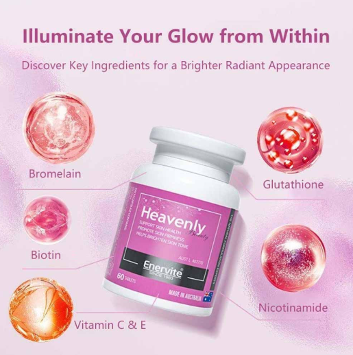 [S] ENERVITE HEAVENLY BEAUTY 60 TABLETS, 9349372007851 (SZZ728)