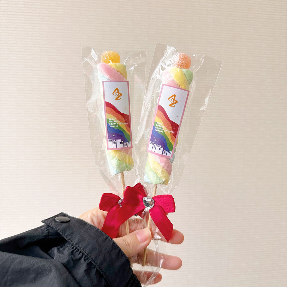 QQ軟糖+麻花捲棉花糖串