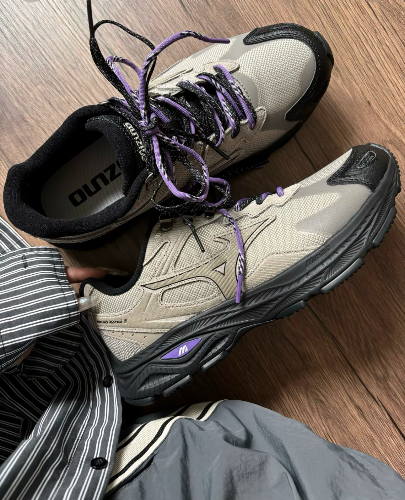 預訂 | 防潑水版本Mizuno Racer S Vintage Khaki / Black