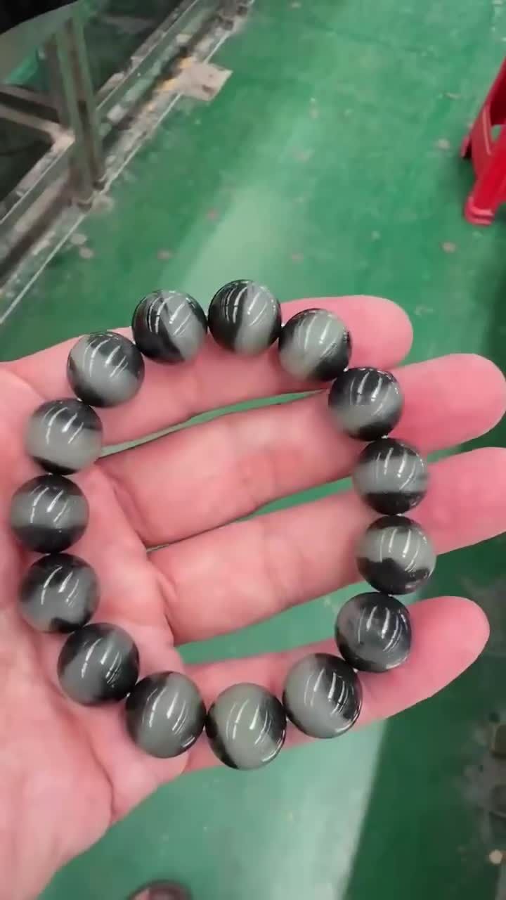 和田玉手串 (14mm直徑),天然和田玉軟玉