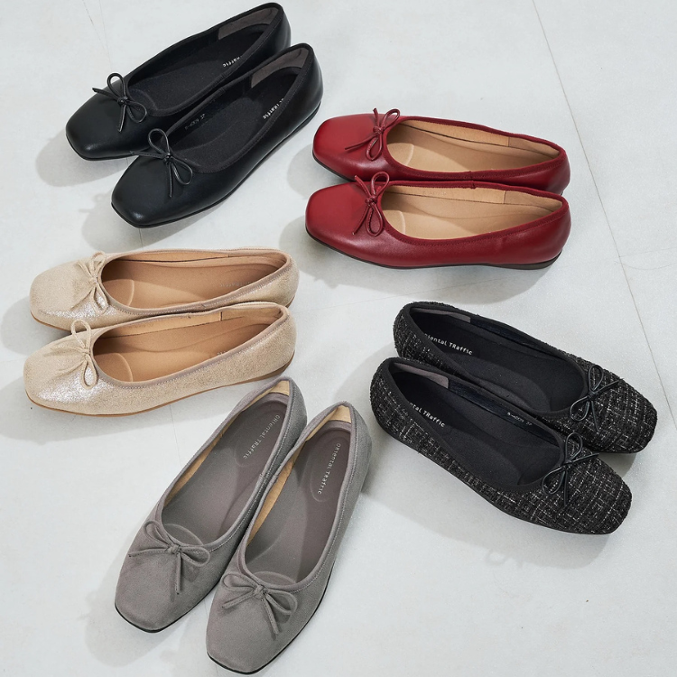 日系輕量方頭娃娃鞋