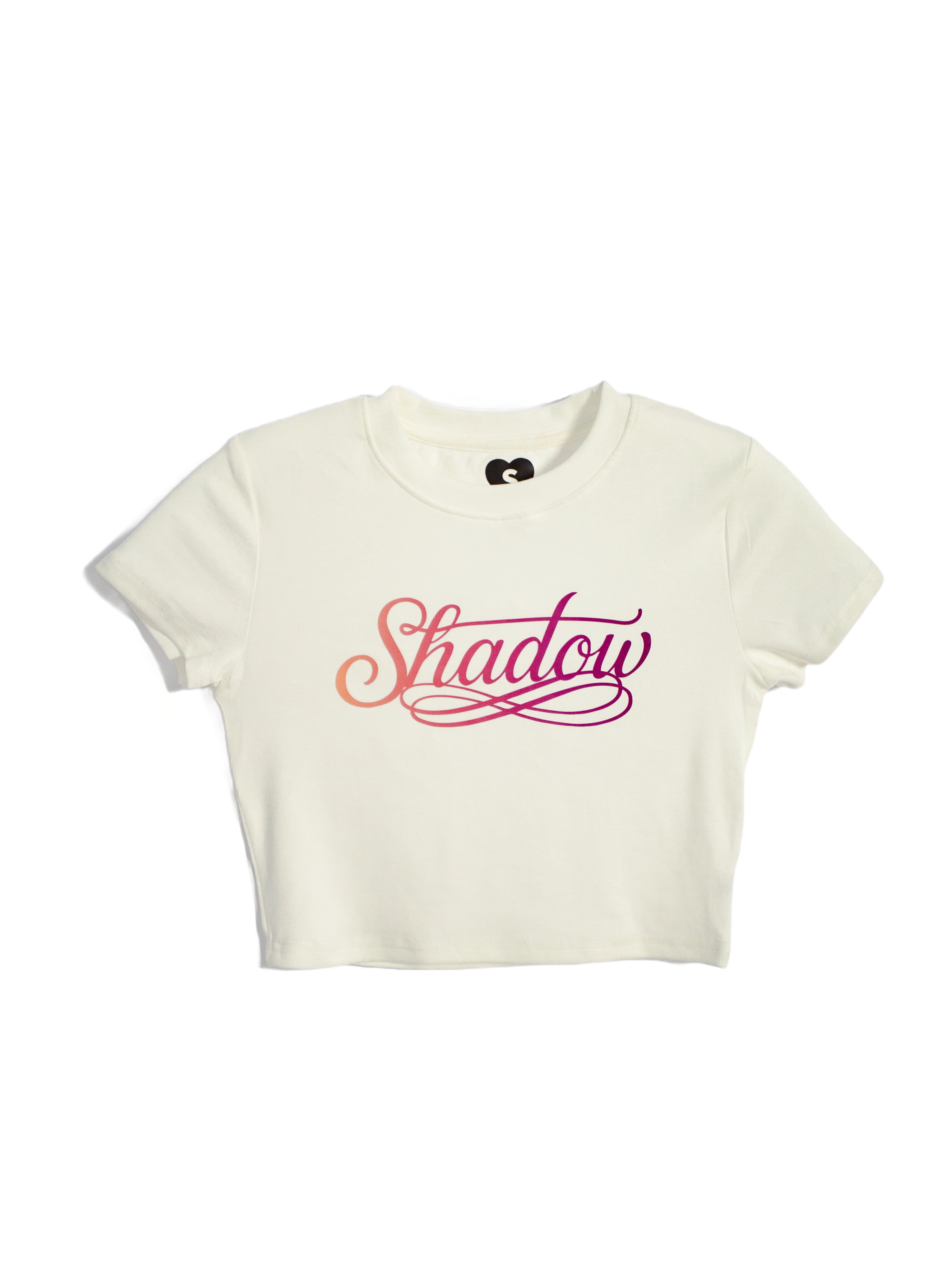 SHADOW Printed Baby Tee (women) / 女款彈性短版上衣