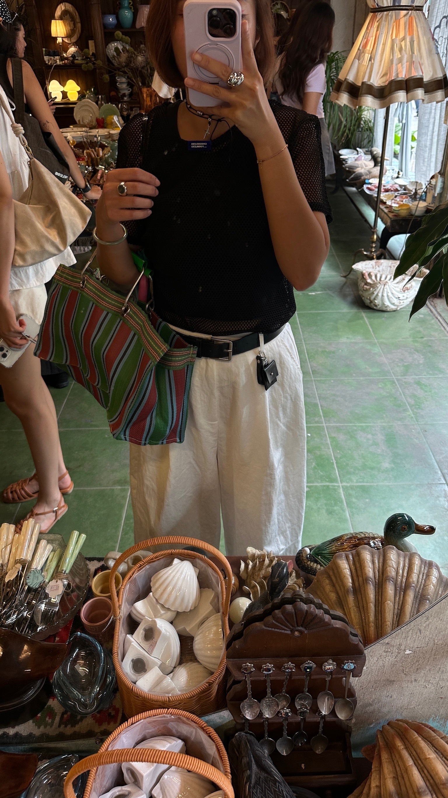 CHOOSELESS FORMLESS MESH TOP