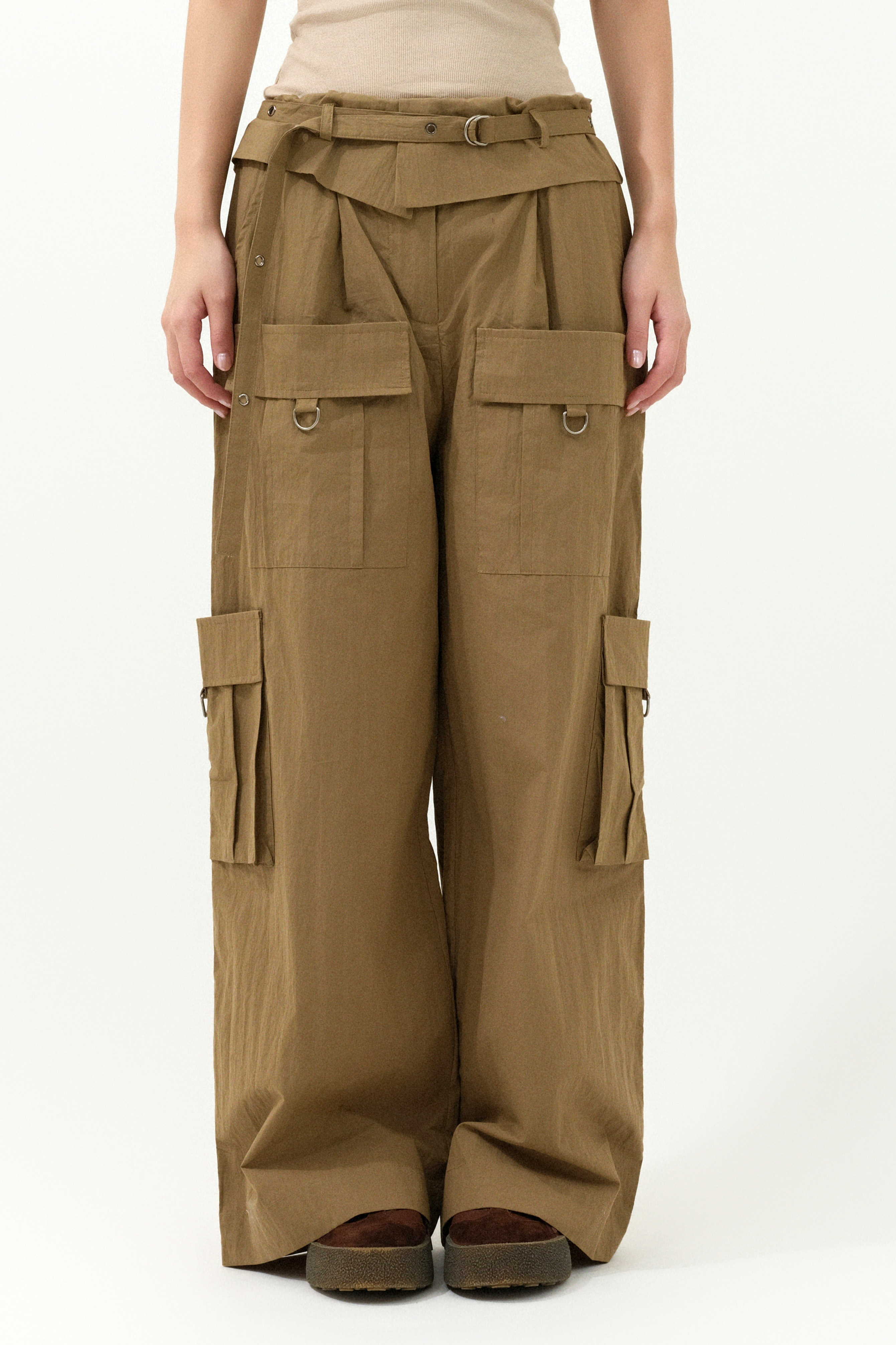 反褲頭原身腰帶軍褲（現貨款式）