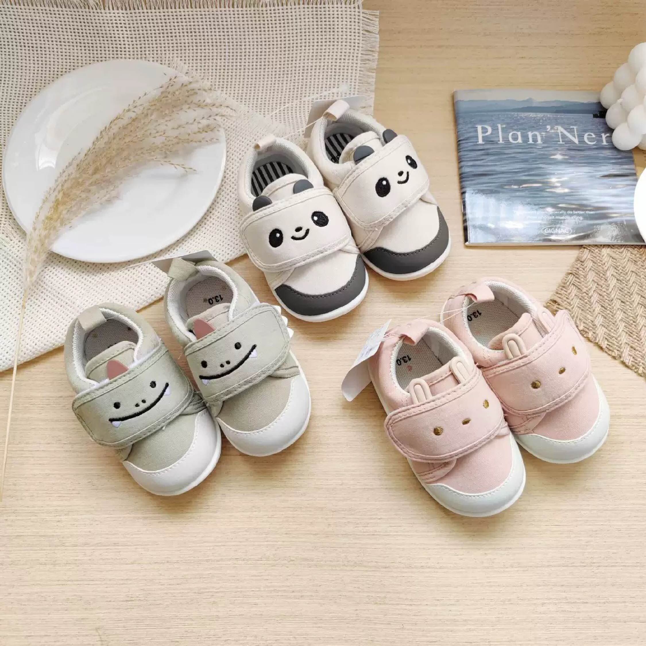 【JA4115】動物表情學步鞋＊三色