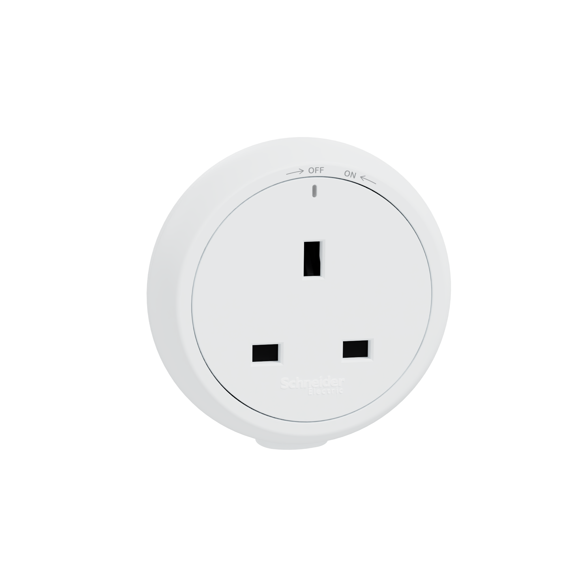 【全新登場】施耐德 Schneider Easy Series 三極插座連保護門插座摸組 (月影白)