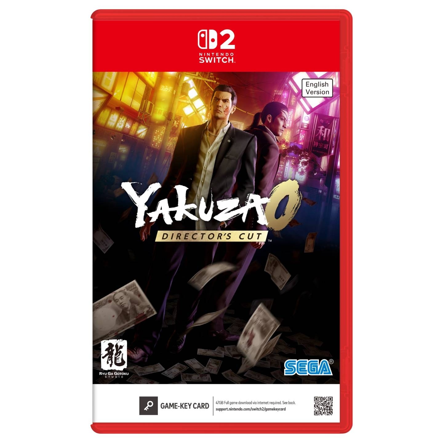 Nintendo Switch 2 Yakuza 0 Director's Cut
