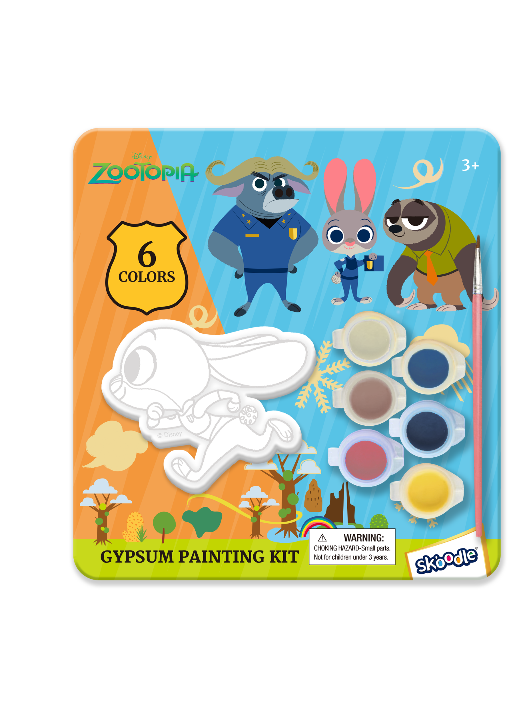 迪士尼動物方程式 史迪奇 DIY塗鴉石膏貼