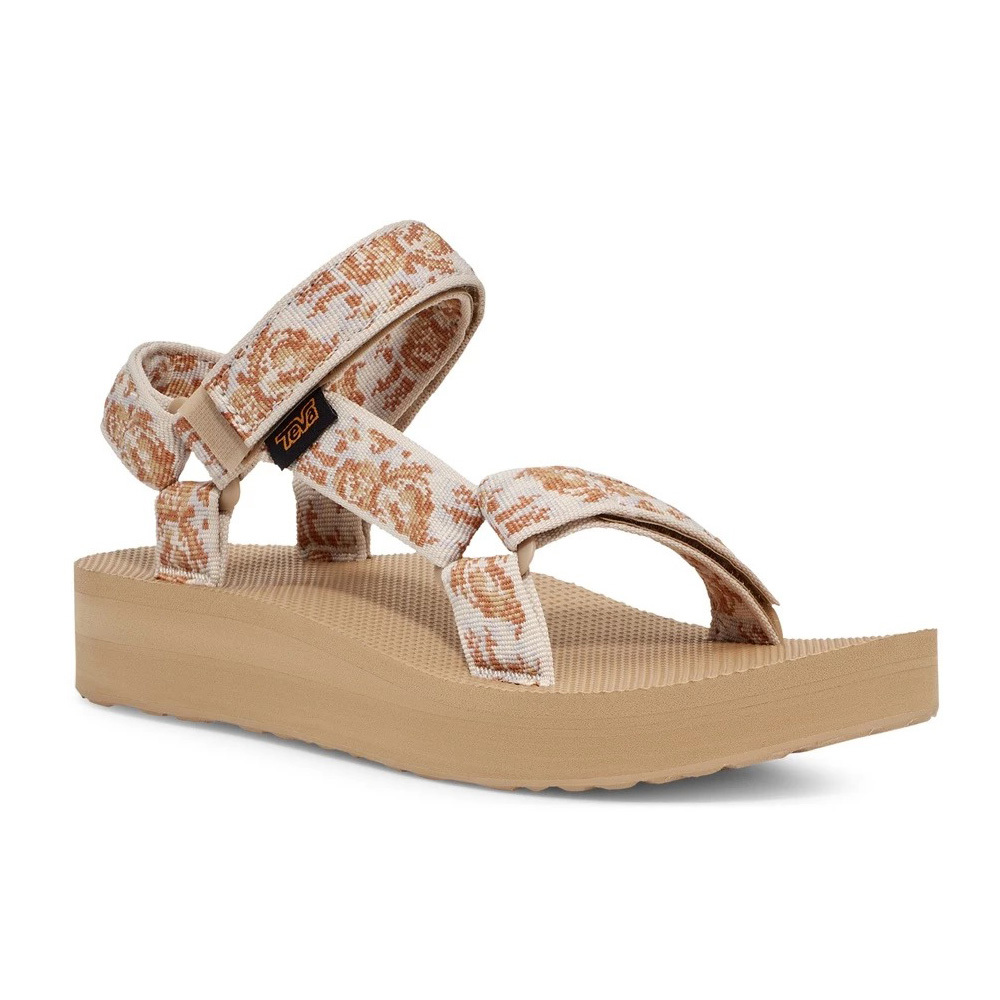 TEVA 涼鞋 MIDFORM UNIVERSAL 奶茶 復古花紋 女 TV1090969PCSH