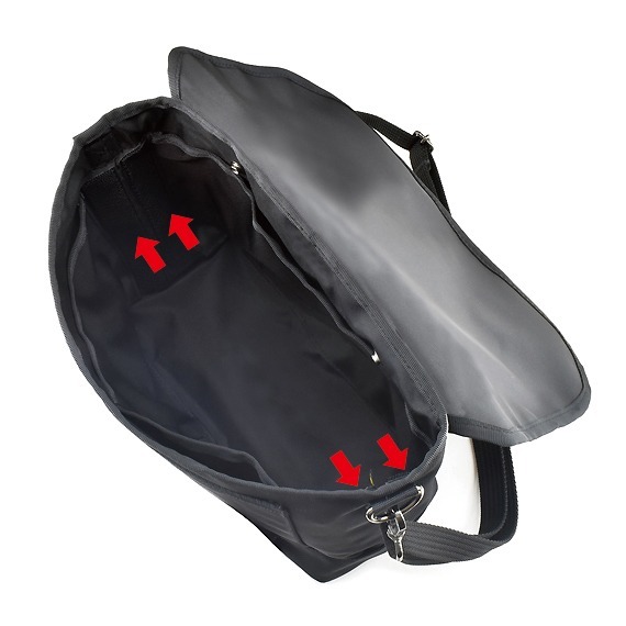 VanNuys E559 Lightness Double Button Messenger Bag