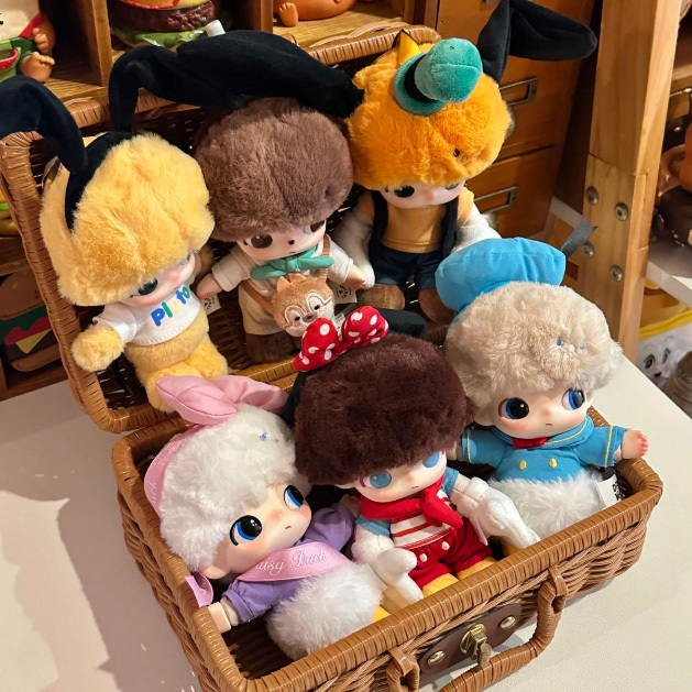 POPMART 泡泡瑪特 DIMOO WORLD X 迪士尼系列搪膠毛絨掛件盲盒