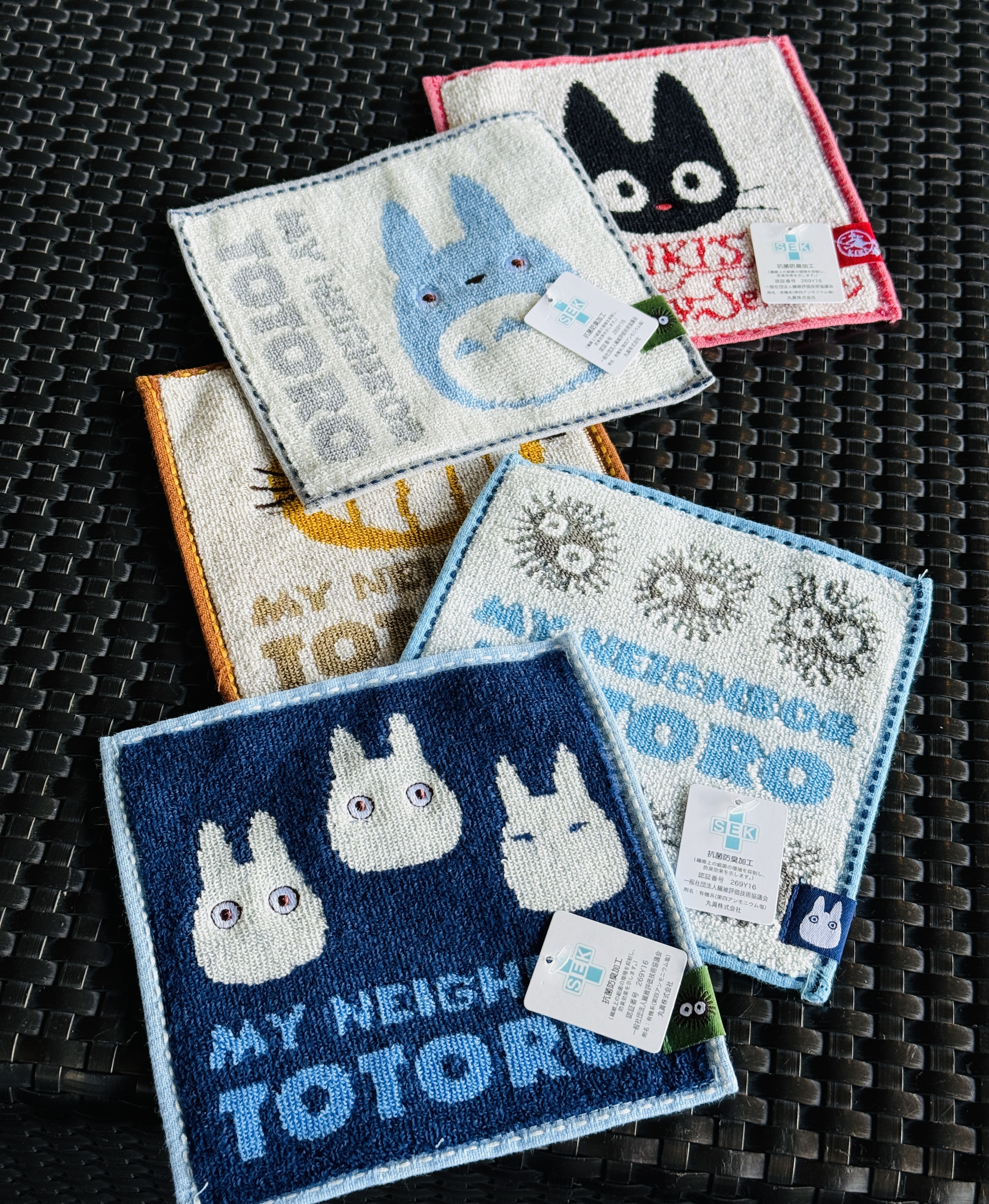 日本進口「龍貓」迷你毛巾（5款）
