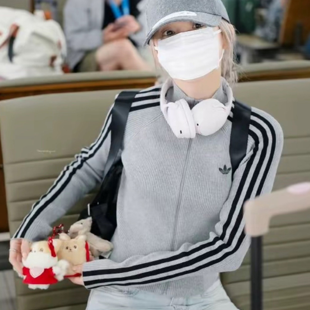 ADIDAS Originals 三葉草 微立領 拉鍊 針織 外套 三色 (女款)