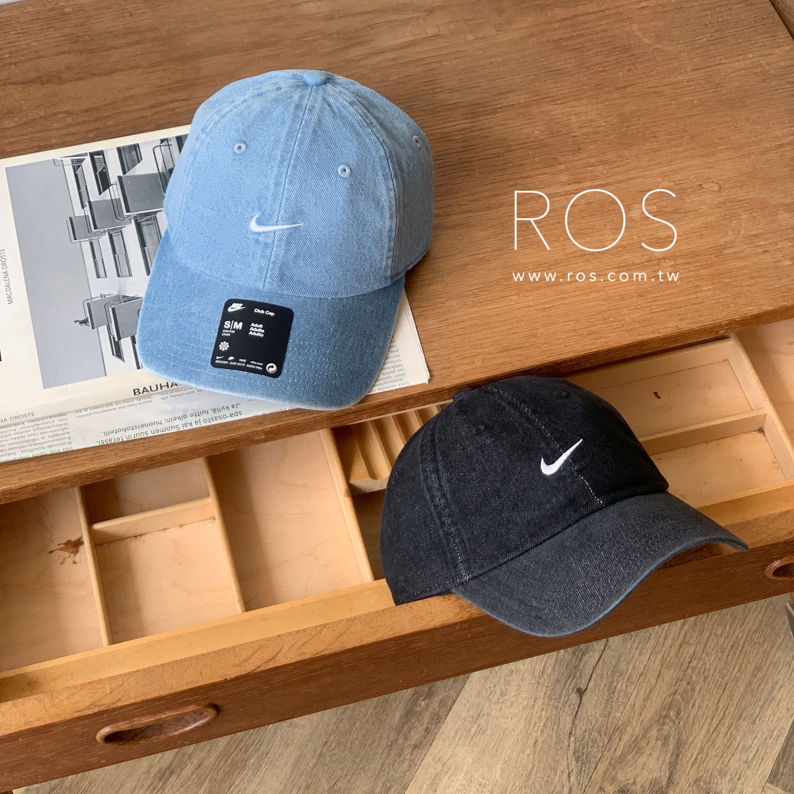 Nike 單寧牛仔小勾老帽(2colors)
