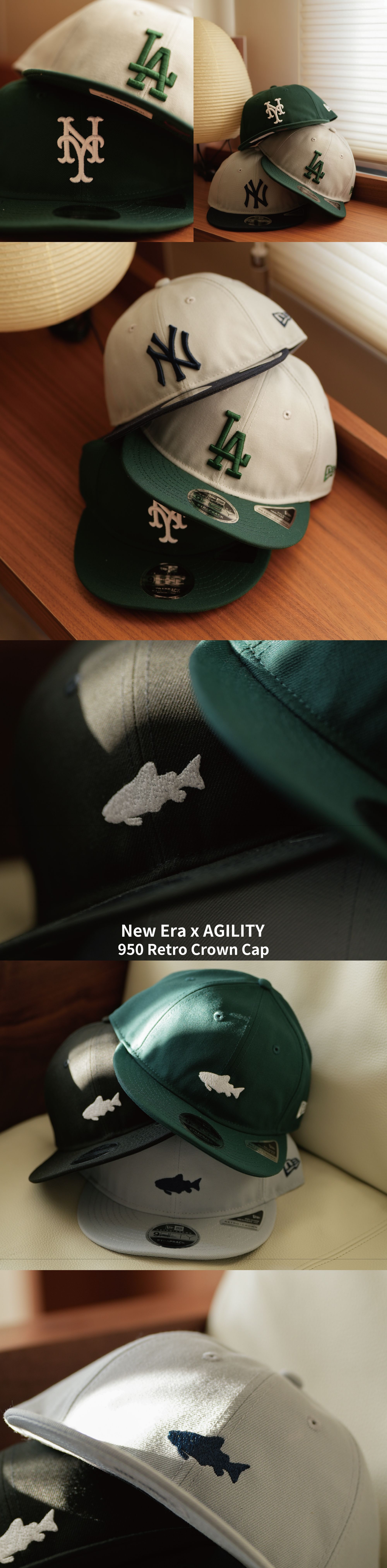 New Era x AGILITY 950 Retro Crown Cap 別注款棒球帽