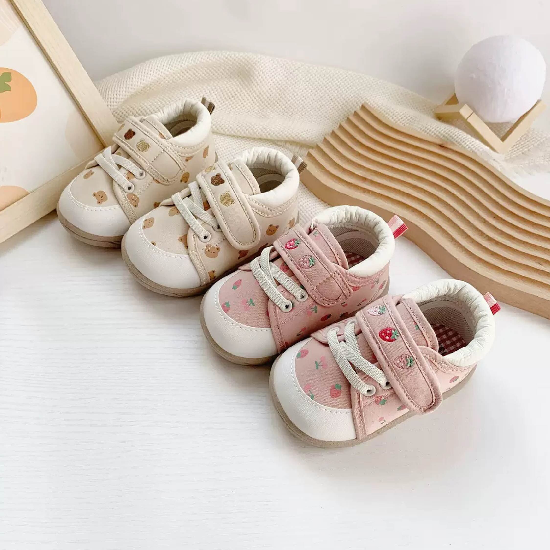 【JA4114】草莓熊學步鞋＊二色