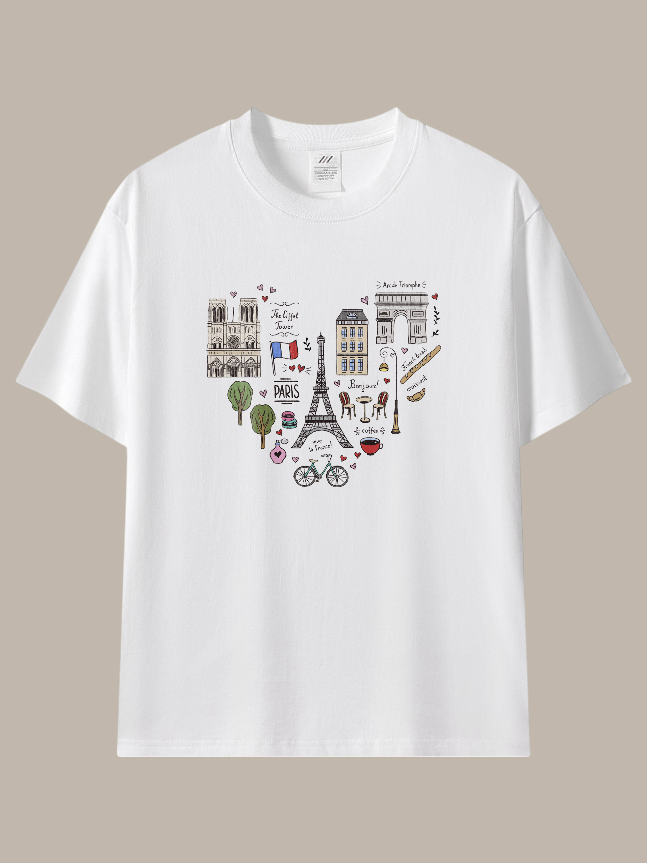 城市系列個性潮T (Paris)