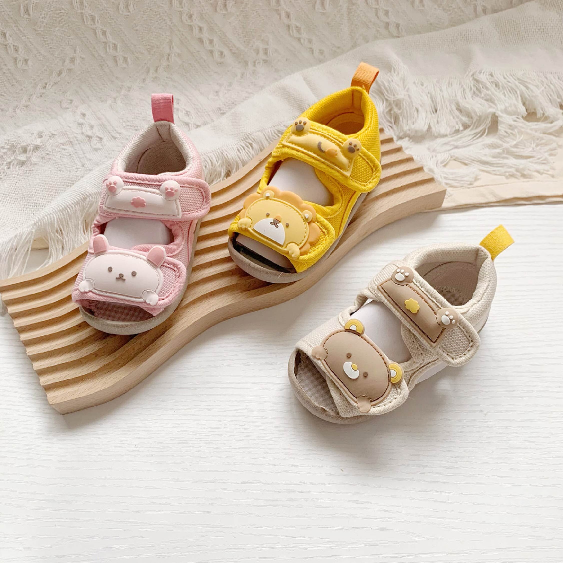 【JA4111】立體動物涼鞋/學步鞋＊三色