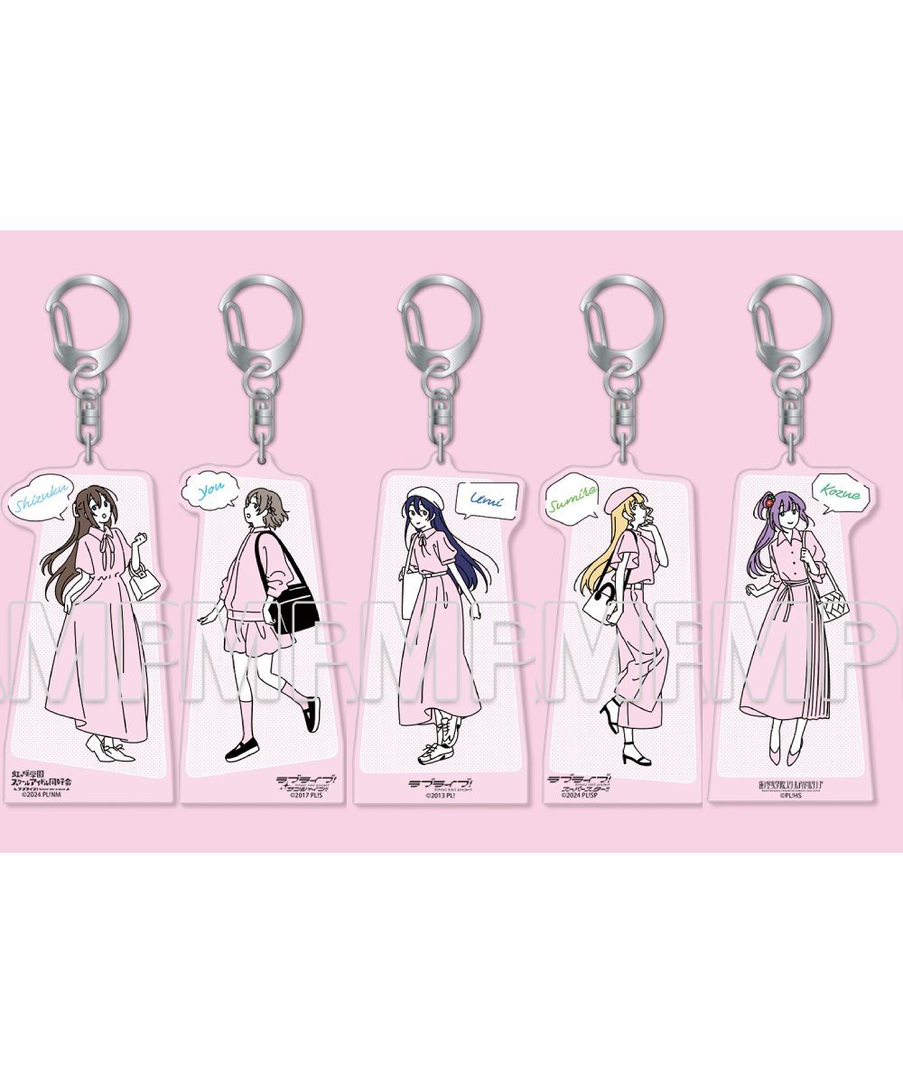 預購-『LoveLive！系列』 穿上季節去散步。 壓克力鑰匙圈 系列 【日本進口精品】