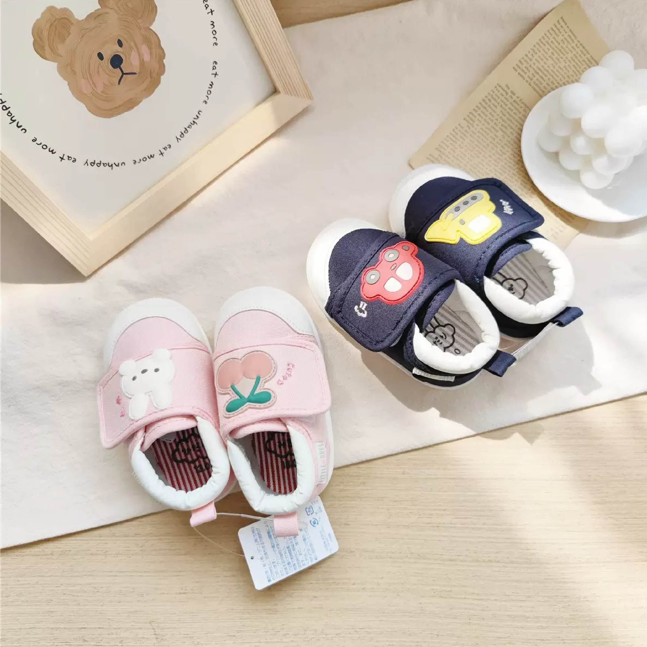 【JA4109】兔寶與汽車學步鞋＊二色