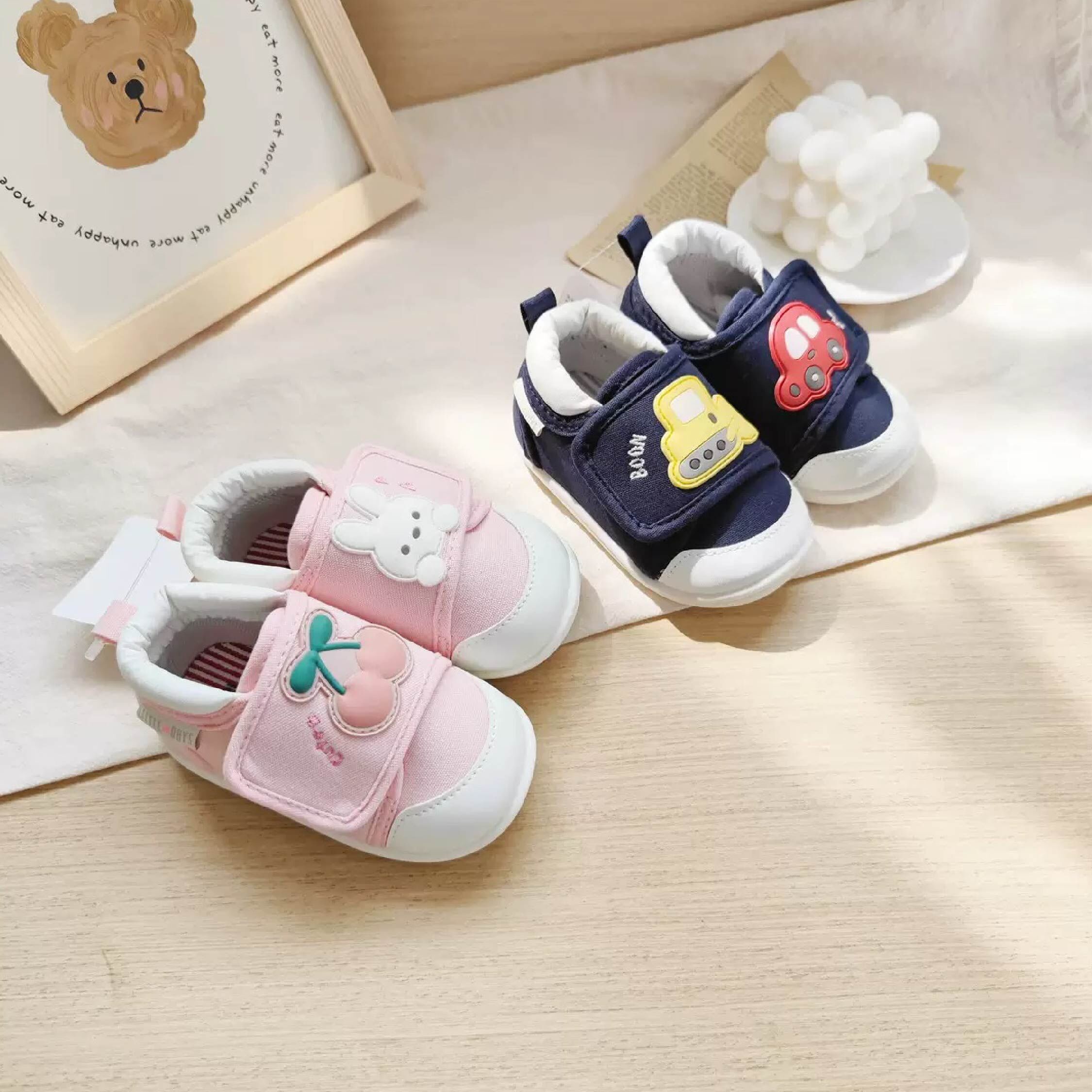 【JA4109】兔寶與汽車學步鞋＊二色