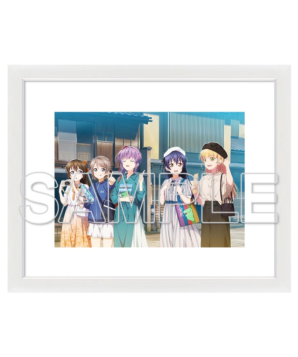 預購-『LoveLive！系列』 LoveLive！ 出門趣！A5高精細印刷畫 海未＆曜＆雫＆堇＆梢【日本進口精品】