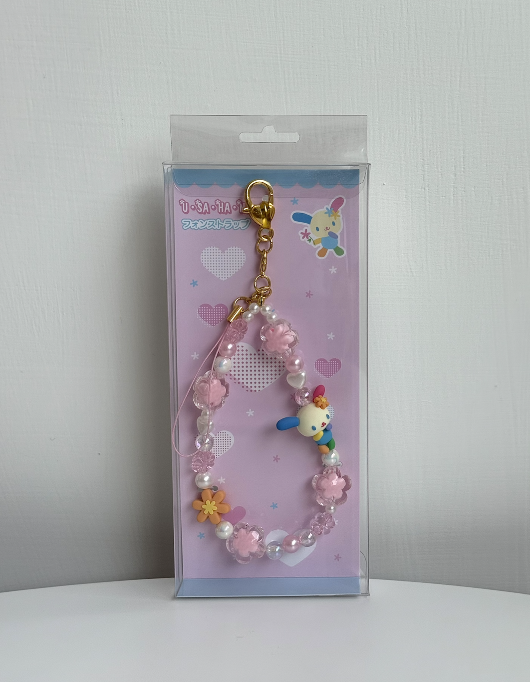 現貨┃三麗鷗 花小兔 手機 花花 串珠 吊飾