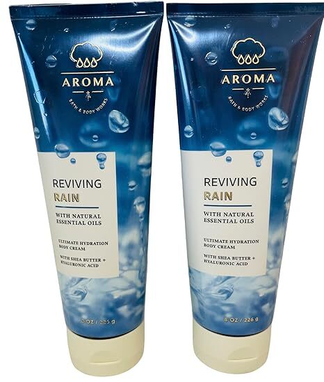 [S] BEAUTY BATH & BODY REVIVING RAIN WITH NATURAL ESSENTIA OILS 8 OZ/ 226G, 0667659344789 (SBU541)
