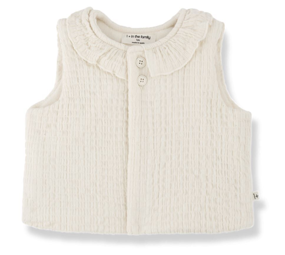 1+ in the family 柔軟氣質背心 OLIVIA ecru