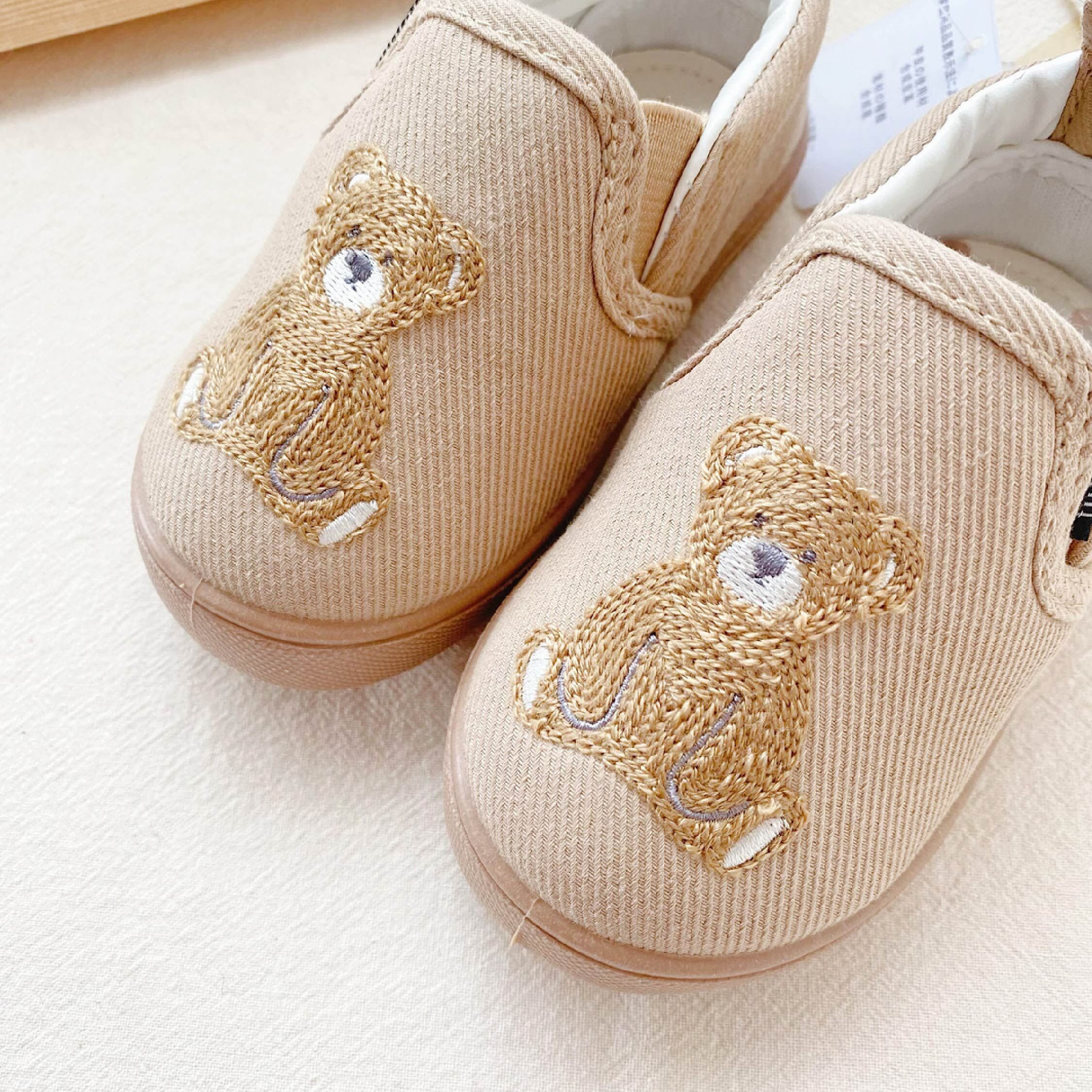 【JA4108】刺繡熊兔寶學步鞋＊二色