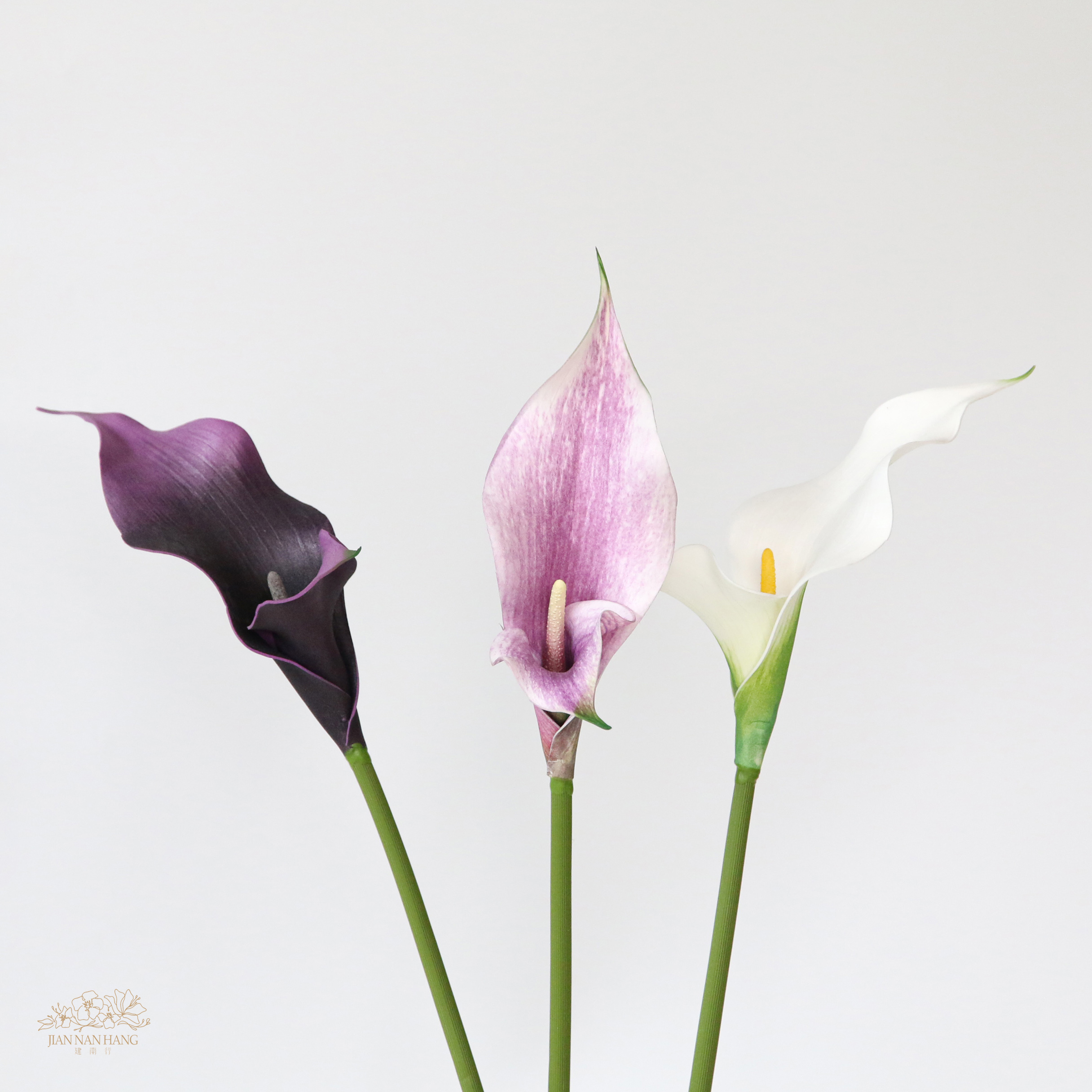 人造花 雙辦馬蹄蓮  L60 4色