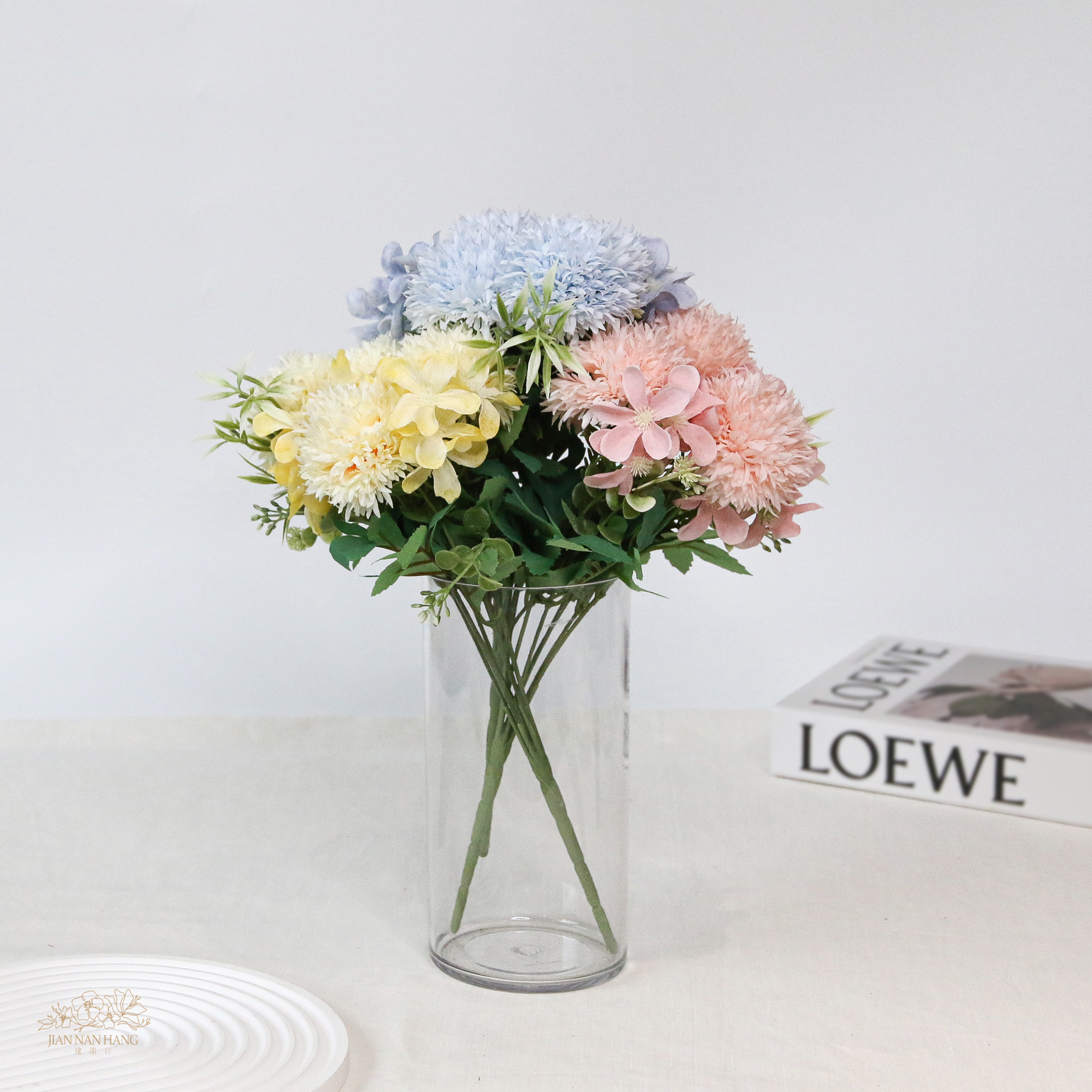 人造花 7叉風信子 3色