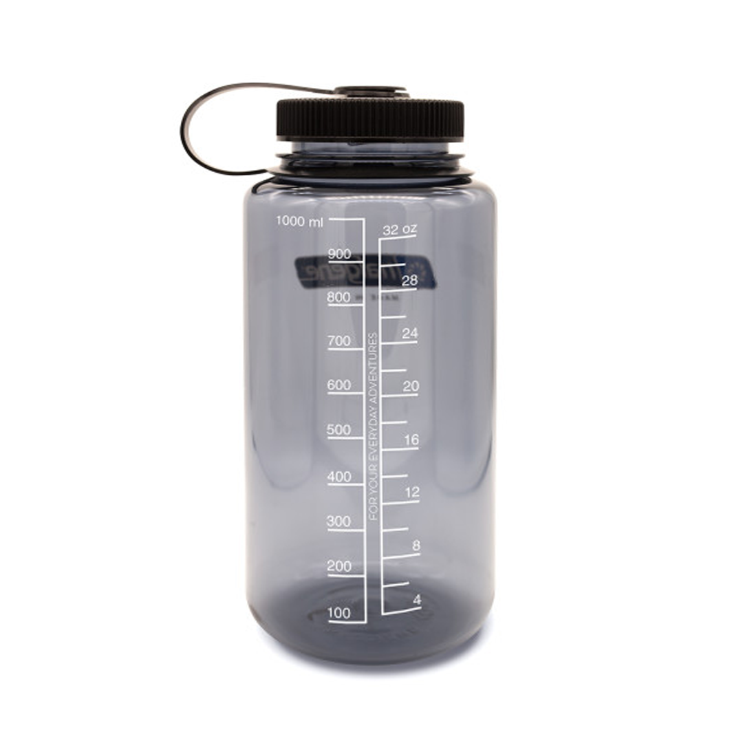 NALGENE 美國 彩色寬嘴壺 1000ML (灰黑色) 52N682021-0333