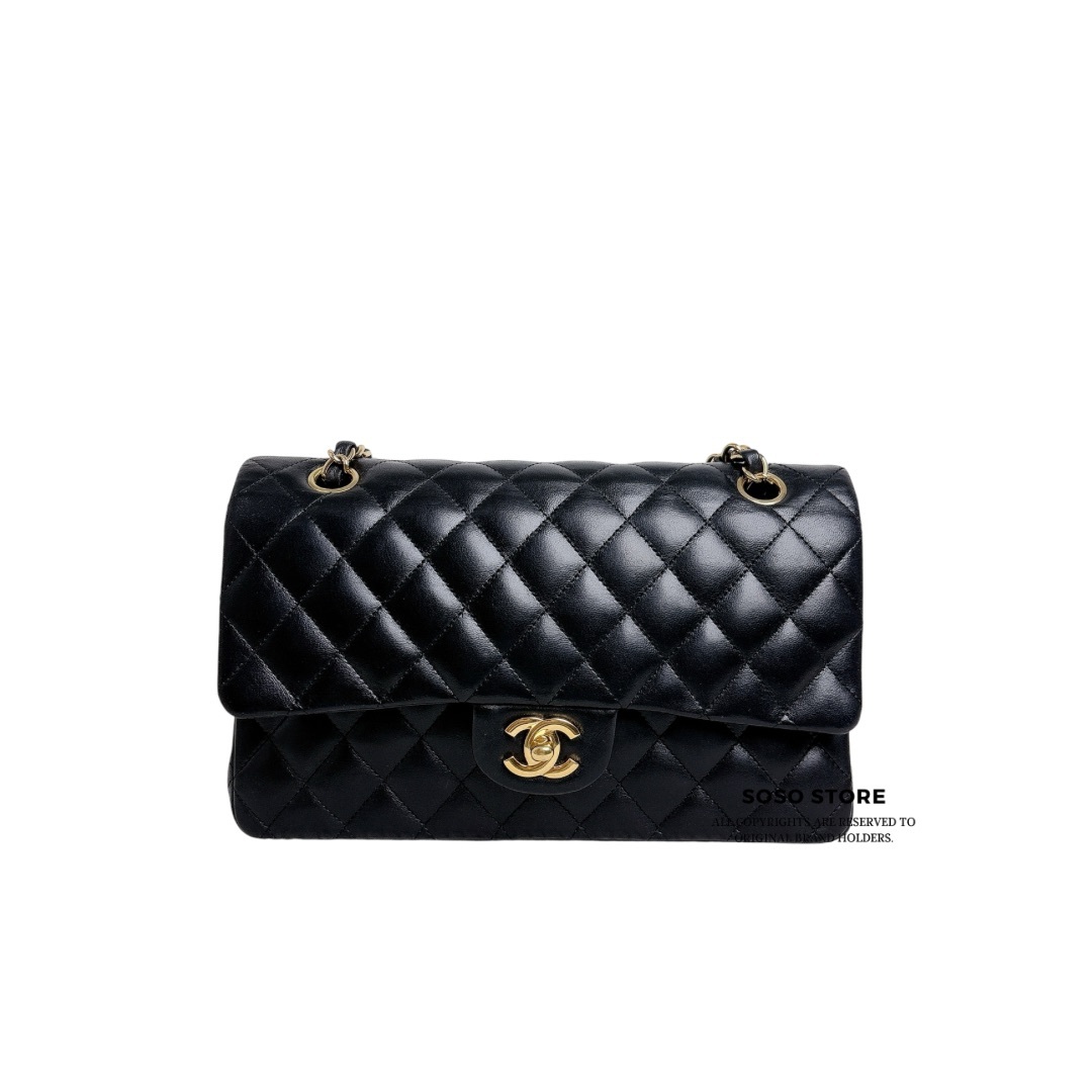 Chanel Classic Flap Bag 25 cm - Black / Ghw