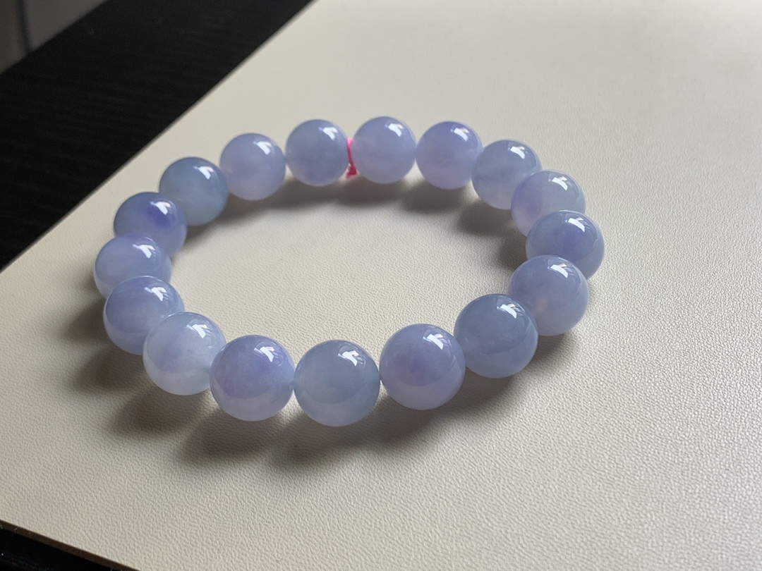 723346 翡翠高冰紫羅蘭珠串 (12.6mm直徑)