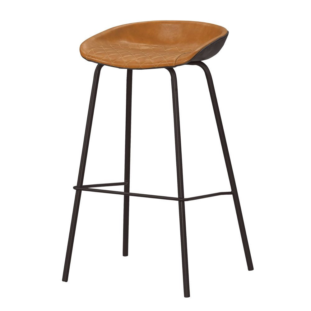 德碼工業風皮革吧台椅/吧檯椅/高腳椅