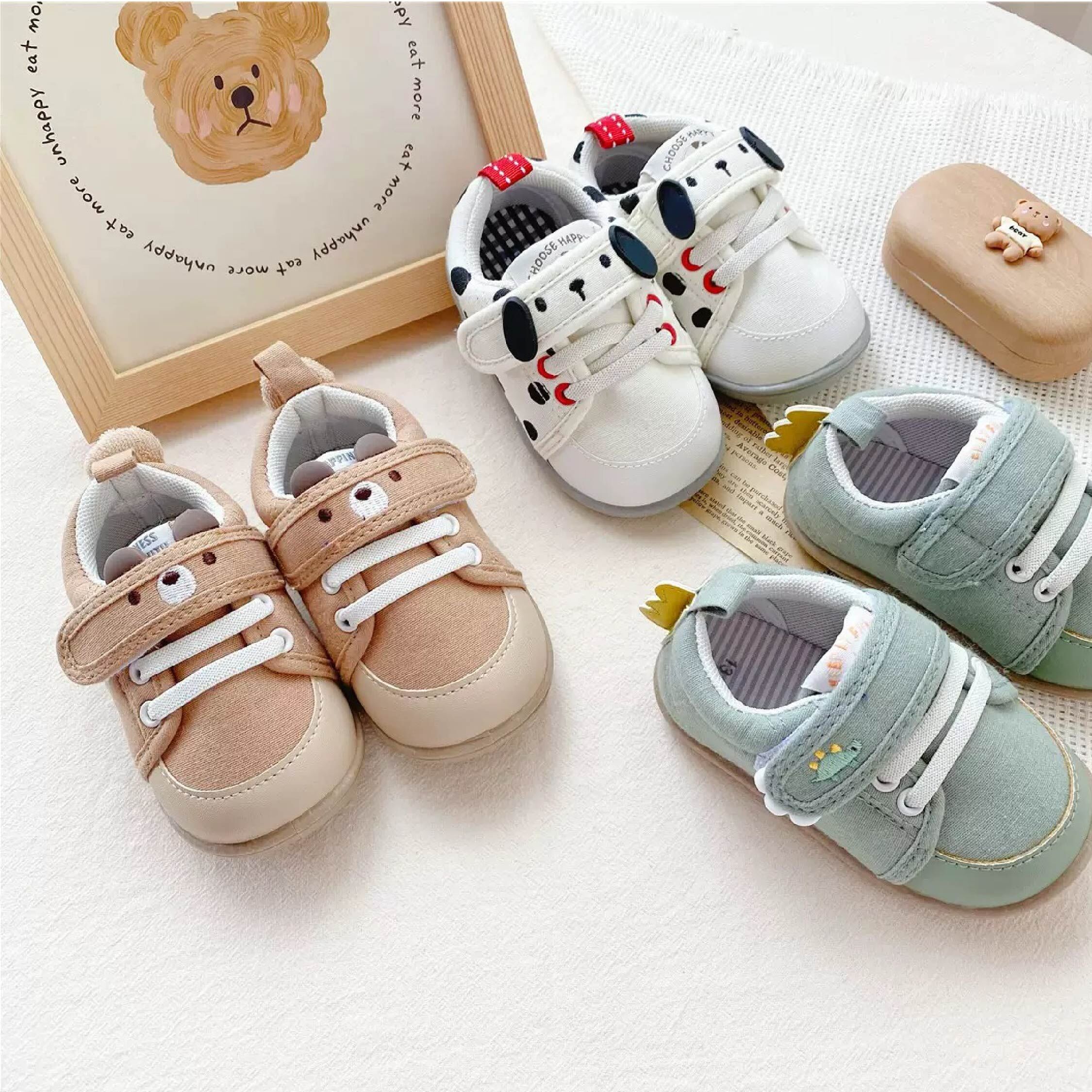 【JA4105】斑點狗與好友學步鞋＊三色