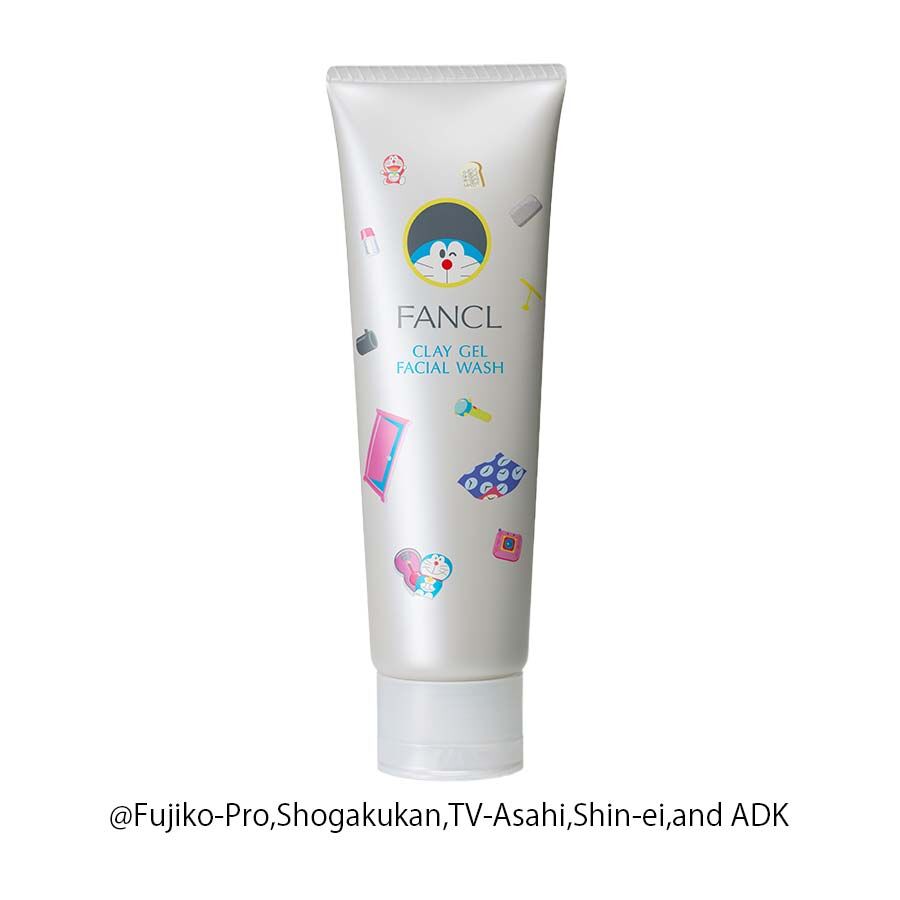 <限定包裝> Fancl Clay Gel Facial Wash 黑泥潔面啫喱 120g (日本直送平行進口商品)