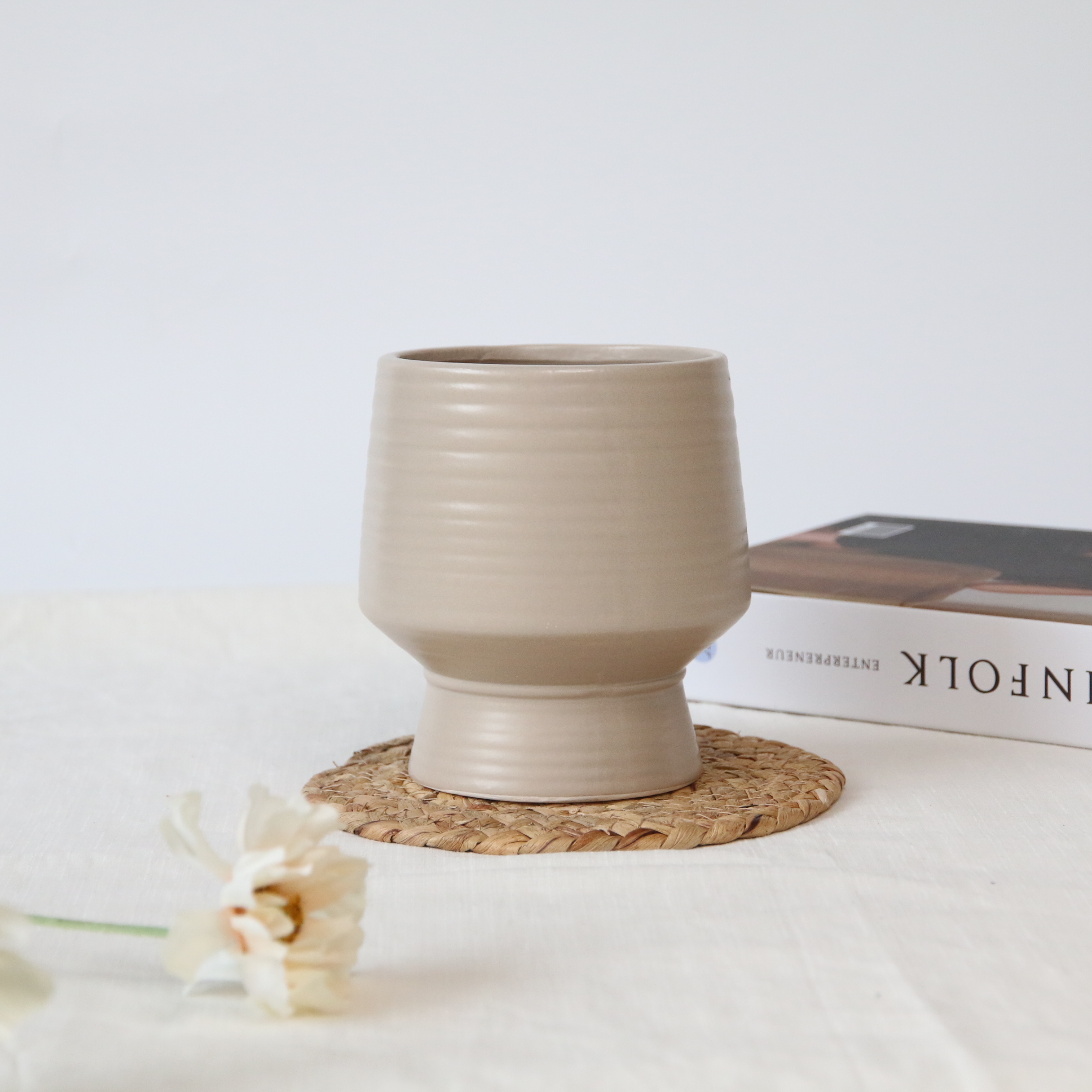 陶瓷花器  簡約風霧面 3色