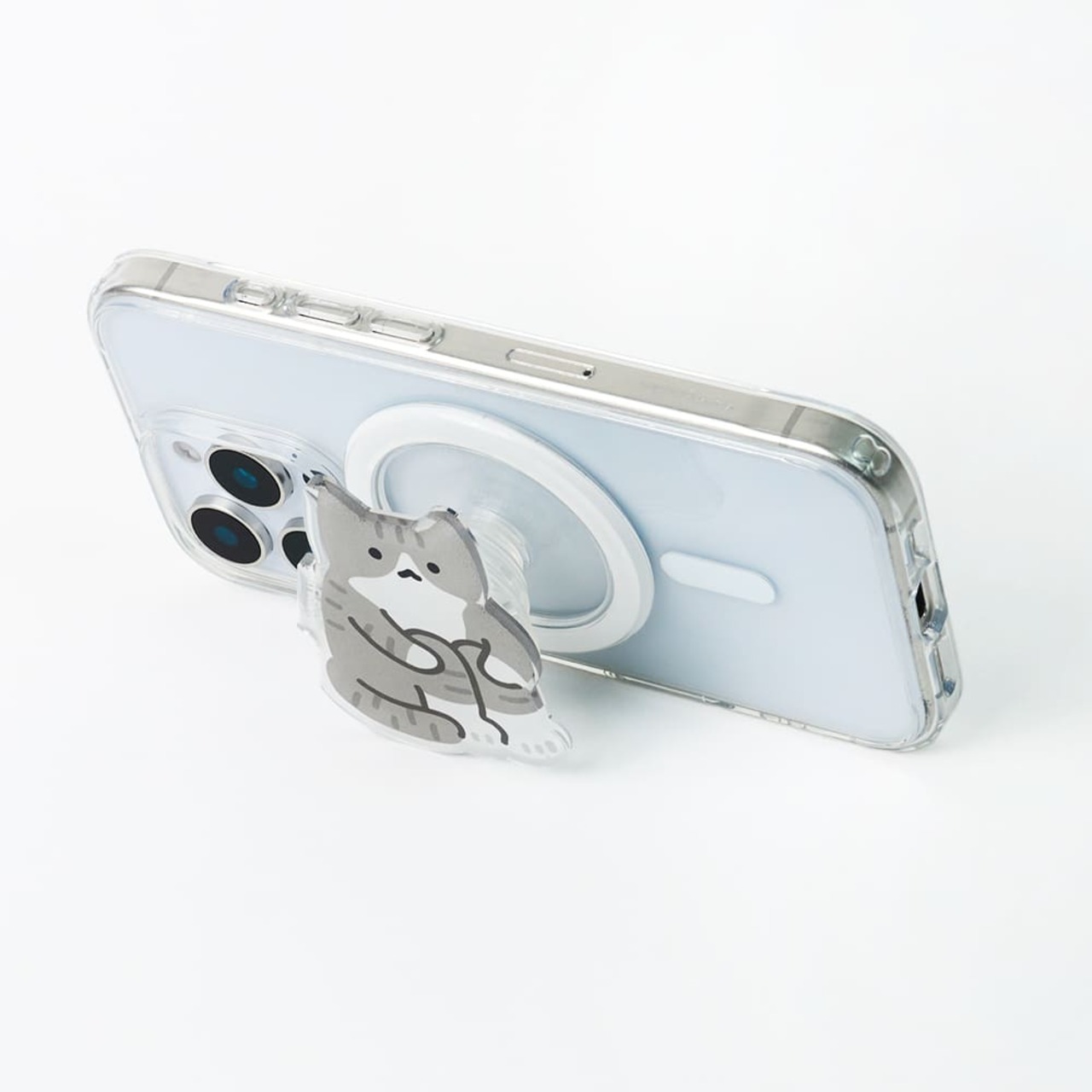 Sammyo store 磁吸手機支架 / 鯖魚虎斑貓-VT094