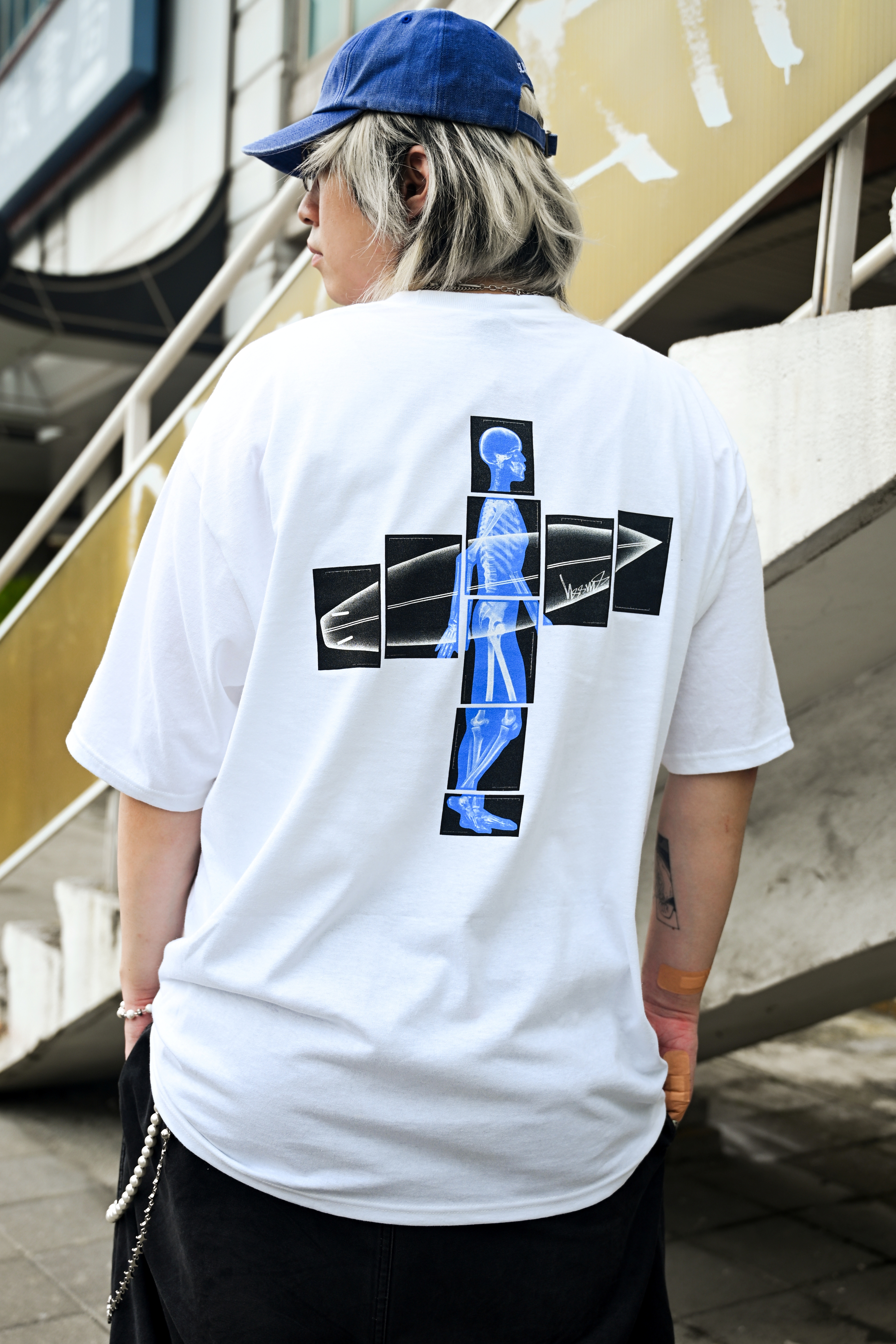 ☆ETW☆【EASY TO WEAR】Stussy 25FW BODY SCAN TEE 衝浪手 X光 骨頭 掃描 短T