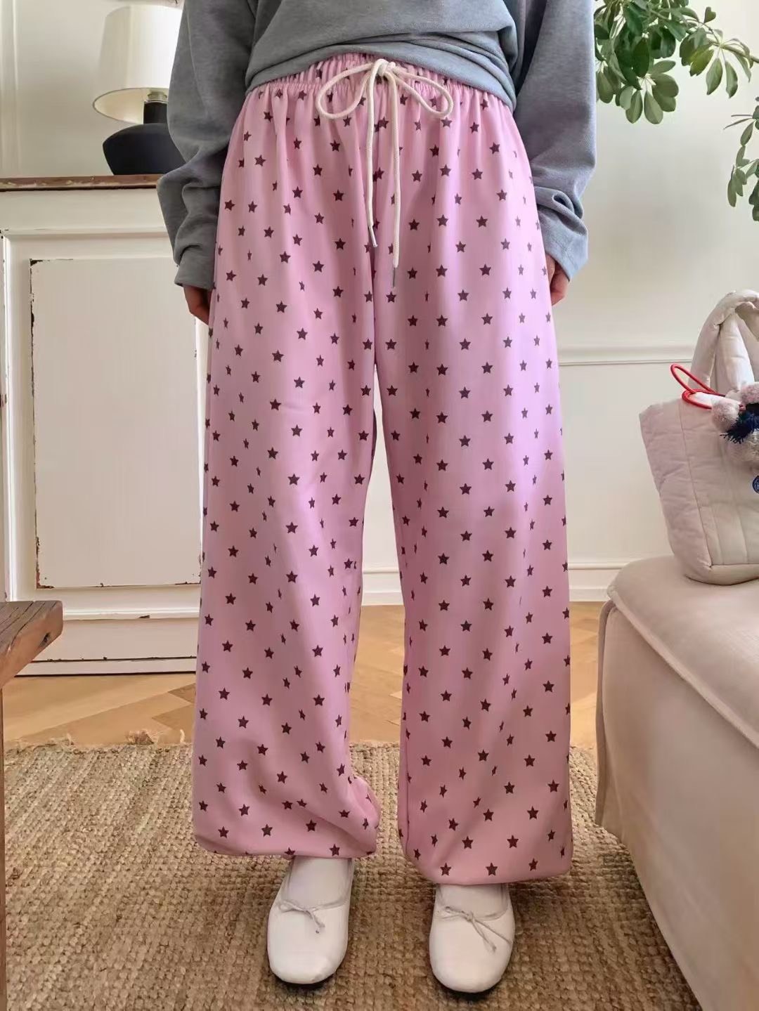 星星可愛休閒長褲